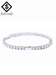 Sole Only(륪꡼)Tennis Chain Bracelet (ƥ˥  ֥쥹å) Silver