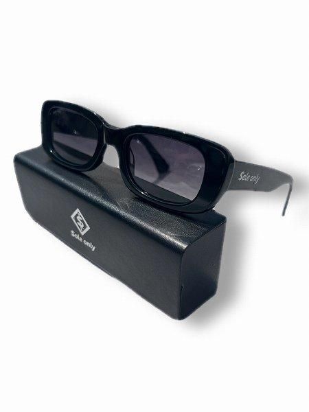 リサイクルアセテート スクエアサングラス 【再入荷】（Black