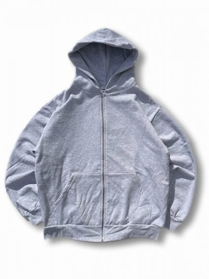 【LOS ANGELS APPAREL(ロサンゼルスアパレル)】14oz HEAVY FLEECE ZIP UP HOODED  (14オンスジップパーカー) Ash