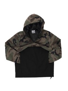 <img class='new_mark_img1' src='https://img.shop-pro.jp/img/new/icons7.gif' style='border:none;display:inline;margin:0px;padding:0px;width:auto;' />PROCLUB(ץ)Nylon Hooded Pullover Anorak Jacket (Υå㥱å) Green Camo