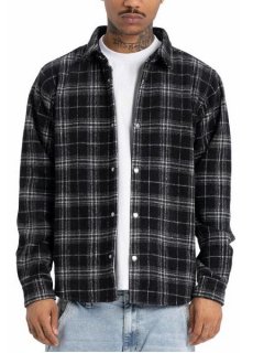 <img class='new_mark_img1' src='https://img.shop-pro.jp/img/new/icons7.gif' style='border:none;display:inline;margin:0px;padding:0px;width:auto;' />PROCLUB(ץ)PRO CLUB FLANNEL WORK SHIRT JACKET () Black Plaid