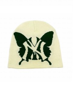 <img class='new_mark_img1' src='https://img.shop-pro.jp/img/new/icons7.gif' style='border:none;display:inline;margin:0px;padding:0px;width:auto;' />CHILLIN'()NY BUTTERFLY BEANIE (硼ȥӡˡ ˥åȥå) Cream/Green