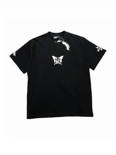 <img class='new_mark_img1' src='https://img.shop-pro.jp/img/new/icons7.gif' style='border:none;display:inline;margin:0px;padding:0px;width:auto;' />CHILLIN'()NY BUTTERFLY S/S TEE (Ⱦ T) Black