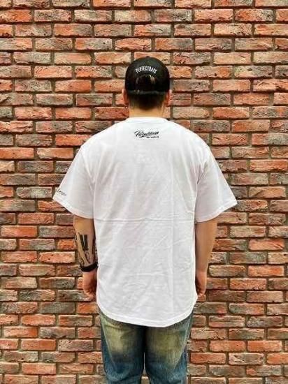 Chillin ビックロゴTシャツ CHILLIN'(チリン)】BIG LOGO S/TEE (ビックロゴTシャツ) White/Black