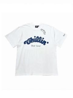 <img class='new_mark_img1' src='https://img.shop-pro.jp/img/new/icons7.gif' style='border:none;display:inline;margin:0px;padding:0px;width:auto;' />CHILLIN'()BIG LOGO S/TEE (ӥåT)  White/Navy