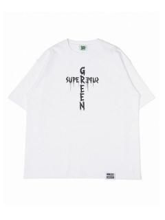 <img class='new_mark_img1' src='https://img.shop-pro.jp/img/new/icons7.gif' style='border:none;display:inline;margin:0px;padding:0px;width:auto;' />Super green(ѡ꡼)SG Cross S/S T-shirt (T) White