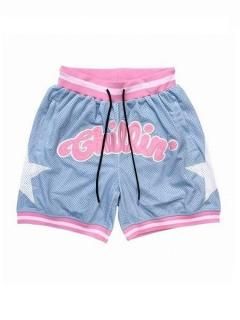 <img class='new_mark_img1' src='https://img.shop-pro.jp/img/new/icons7.gif' style='border:none;display:inline;margin:0px;padding:0px;width:auto;' />CHILLIN'()BASKETBALL STAR SHORTS (Х硼) Sky Blue/Pink