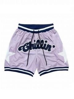 <img class='new_mark_img1' src='https://img.shop-pro.jp/img/new/icons7.gif' style='border:none;display:inline;margin:0px;padding:0px;width:auto;' />CHILLIN'()BASKETBALL STAR SHORTS (Х硼) Purple/Navy