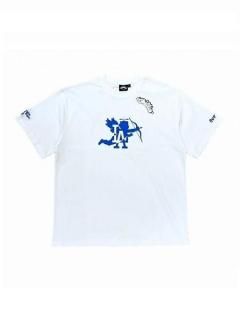 <img class='new_mark_img1' src='https://img.shop-pro.jp/img/new/icons7.gif' style='border:none;display:inline;margin:0px;padding:0px;width:auto;' />CHILLIN'()LA ANGEL S/TEE (󥸥T) White/Blue