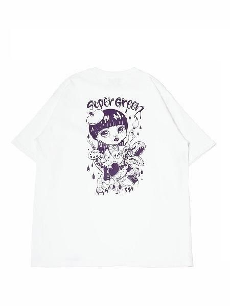 Super green(スーパーグリーン)】SG TNS collabo S/S T-shirt (T