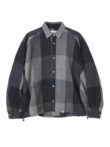 magicstick ネルシャツ MAGIC STICK(マジックスティック)】Draperie Nel Shirt (長袖シャツ) Grey