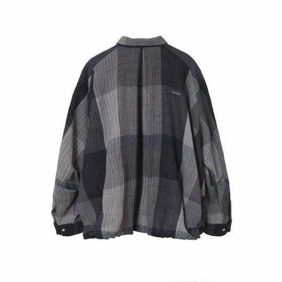 MAGIC STICK(マジックスティック)】Draperie Nel Shirt (長袖シャツ) Grey