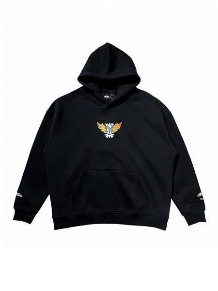 CHILLIN'(チリン)】Eagle Hoodie (ロゴパーカー) Black