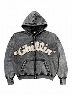 <img class='new_mark_img1' src='https://img.shop-pro.jp/img/new/icons7.gif' style='border:none;display:inline;margin:0px;padding:0px;width:auto;' />CHILLIN'()NY BUTTERFLY PIGMENT ZIP HOODIE (åץѡ) Black