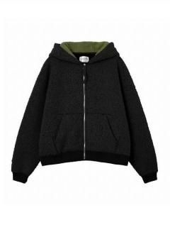 <img class='new_mark_img1' src='https://img.shop-pro.jp/img/new/icons7.gif' style='border:none;display:inline;margin:0px;padding:0px;width:auto;' />MAGIC STICK(ޥåƥå)Italian Napping Hoodie Type N2B (N2-Bѡ) Black/Olive