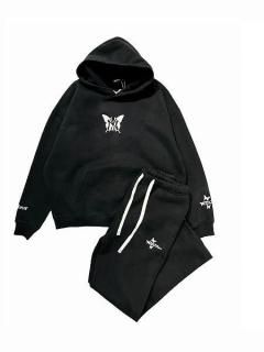 <img class='new_mark_img1' src='https://img.shop-pro.jp/img/new/icons7.gif' style='border:none;display:inline;margin:0px;padding:0px;width:auto;' />CHILLIN'()NY BUTTERFLY SWEAT SETUP (åȥåȥå) Black