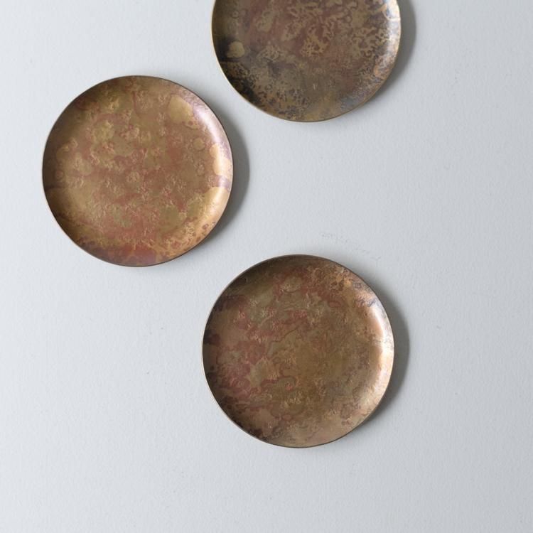 豆皿 真鍮テクスチャー 奥澤華 - deps. shop ＆ gallery