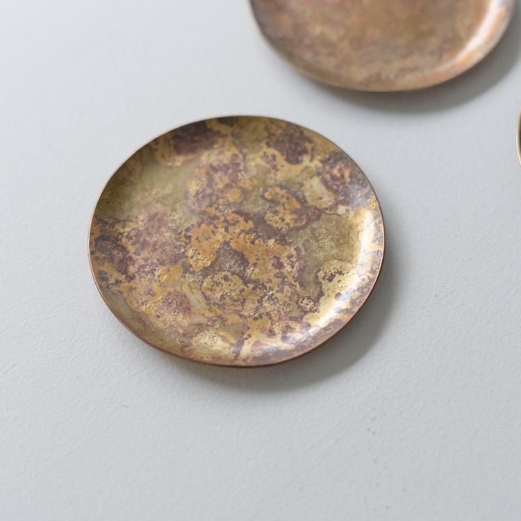 豆皿 真鍮テクスチャー 奥澤華 - deps. shop ＆ gallery