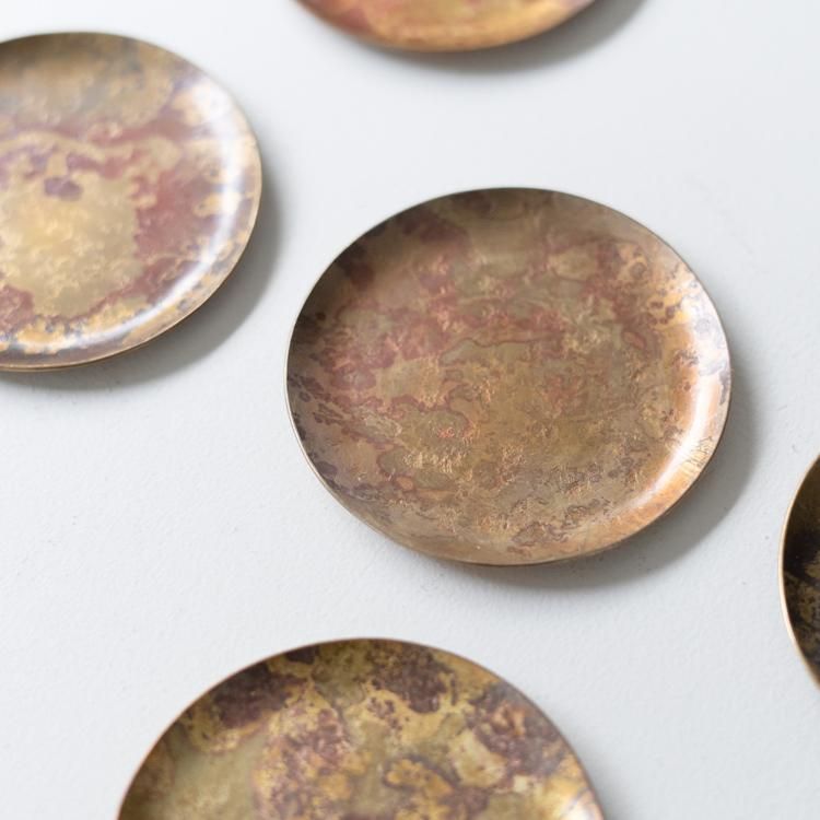 豆皿 真鍮テクスチャー 奥澤華 - deps. shop ＆ gallery