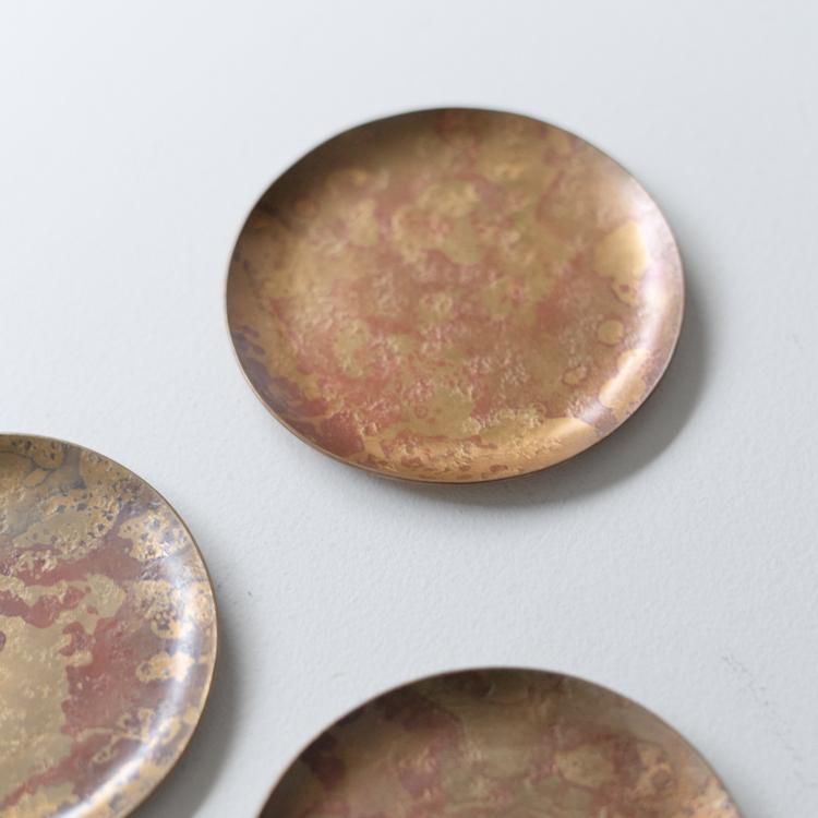 豆皿 真鍮テクスチャー 奥澤華 - deps. shop ＆ gallery