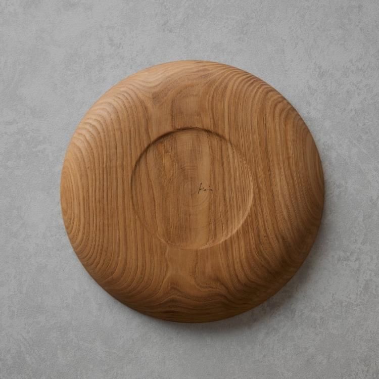 彫目皿 栗（クリ）φ24cm 村上圭一 - deps. shop ＆ gallery