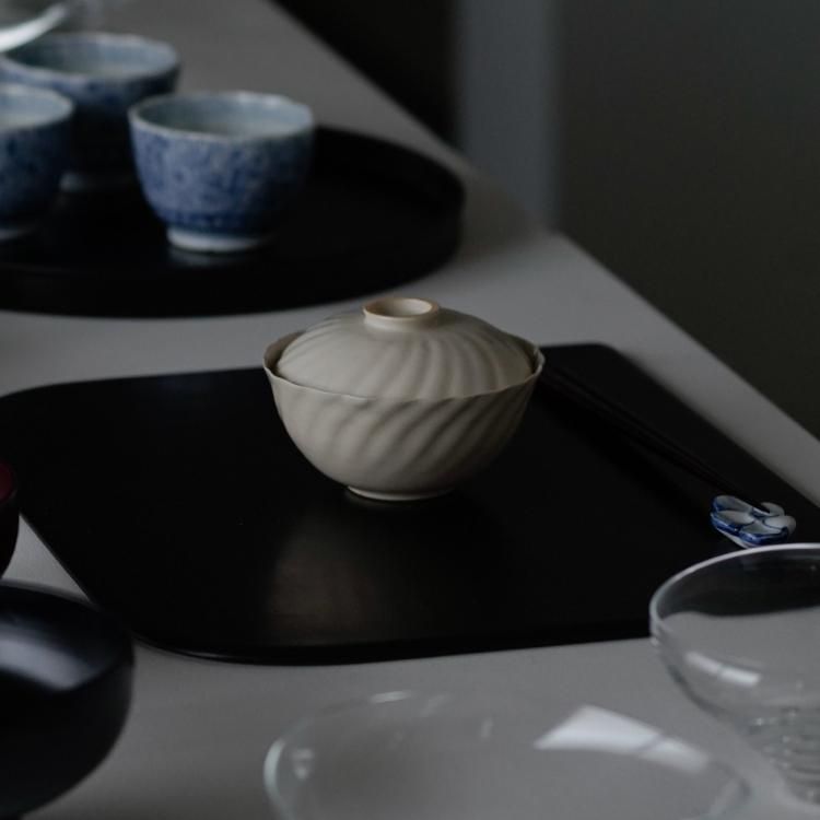 骨董 時代ガラス 希少乳白色暈し 磨りガラス ロココ調 菓子皿