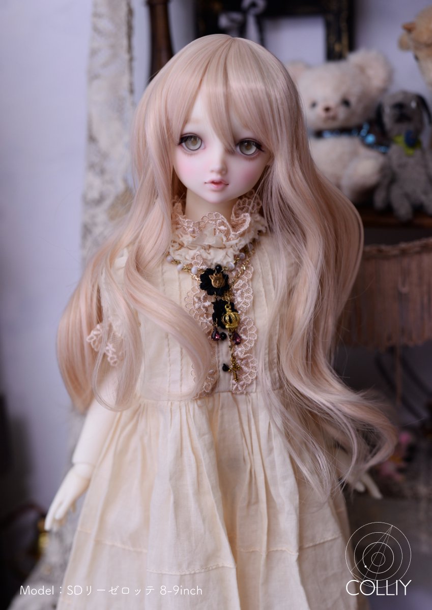 Aria (ピーチ) 9-10inch 8-9inch dollwig - colliy - doll goods shop -