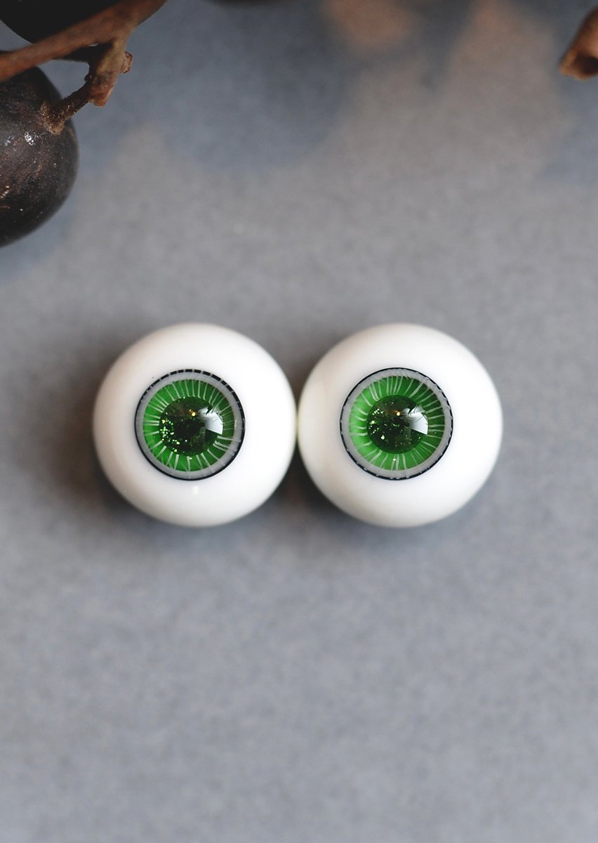 グラスアイ (グリーン×グレー) CE002-3 16mm - colliy - doll goods shop -