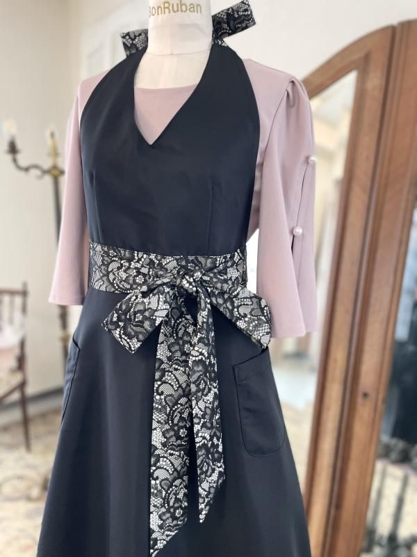 Noir Chic frill flare apron（ノワール・シックフリルフレア