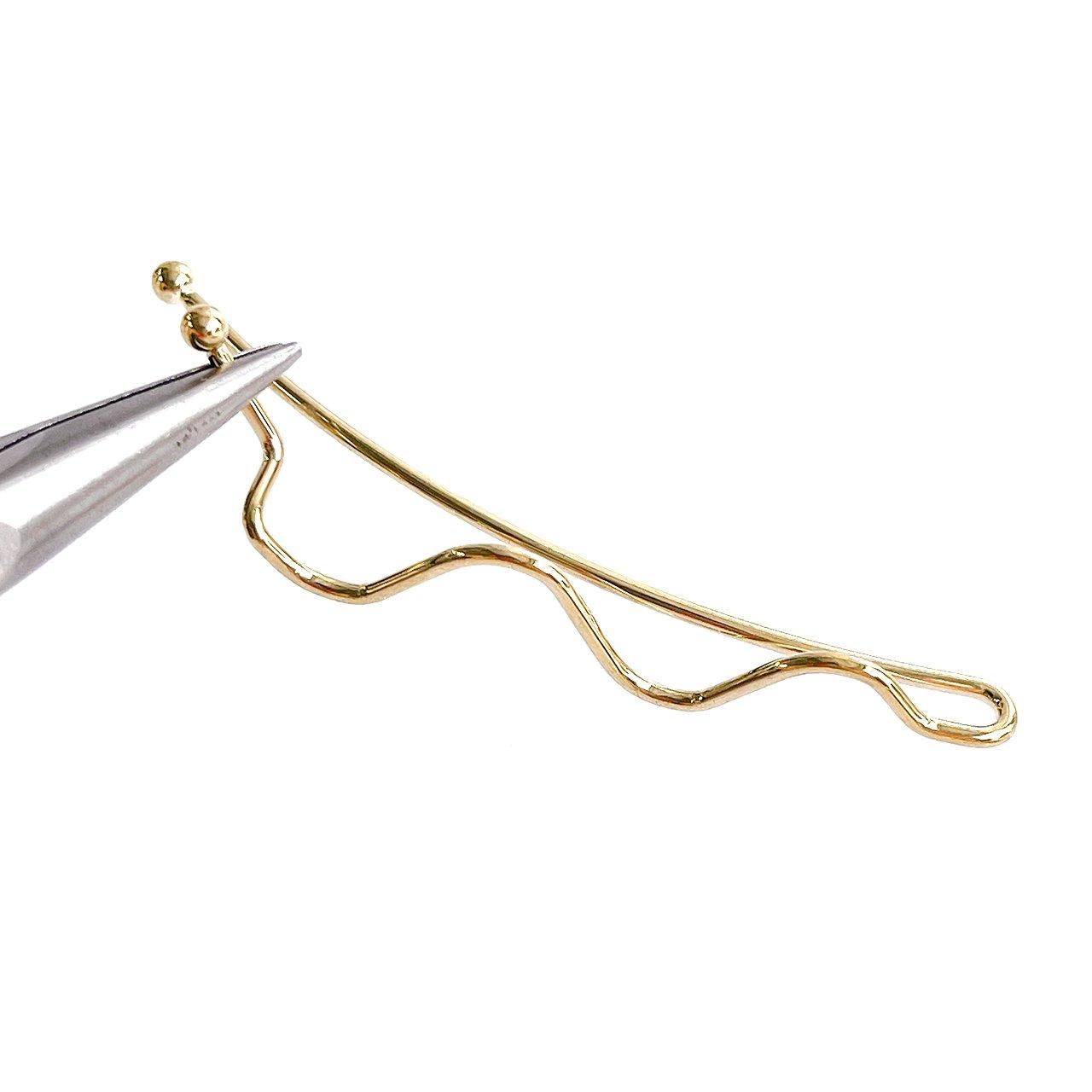 1個 Wave Hanger Styleゴールドヘアクリップ ヘアコーム こだわりハンドメイドアクセサリー素材 パーツdiybejewel 1個 Wave Hanger Styleゴールドヘアクリップ ヘアコーム こだわりハンドメイドアクセサリー素材 パーツdiybejewel