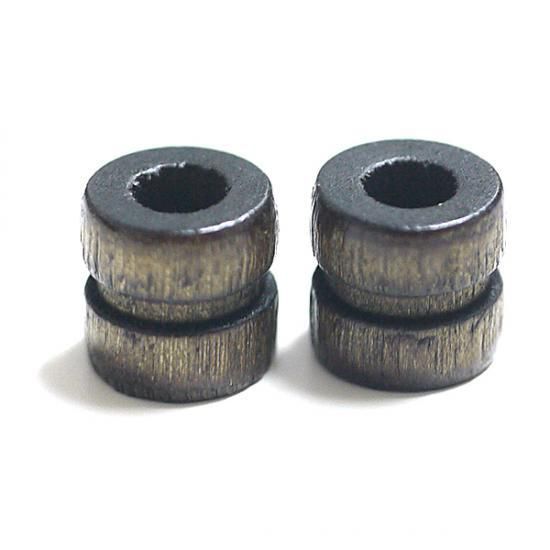 Dark Brownダークブラウンカラーウッド製ビーズ、パーツ - DIYBEJEWEL