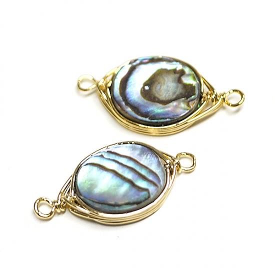 1個 1点もの アワビの貝殻abalone Shell楕円形 両カン付きゴールドチャーム パーツ こだわりハンドメイドアクセサリー 素材 パーツdiybejewel 1個 1点もの アワビの貝殻abalone Shell楕円形 両カン付きゴールドチャーム パーツ こだわりハンドメイドアクセサリー 素材 パーツdiybejewel
