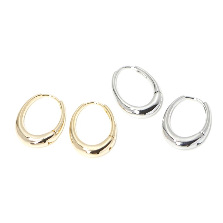 定価より安い-Line layer hoop •ピアス ワンタッチピアス ゴールド