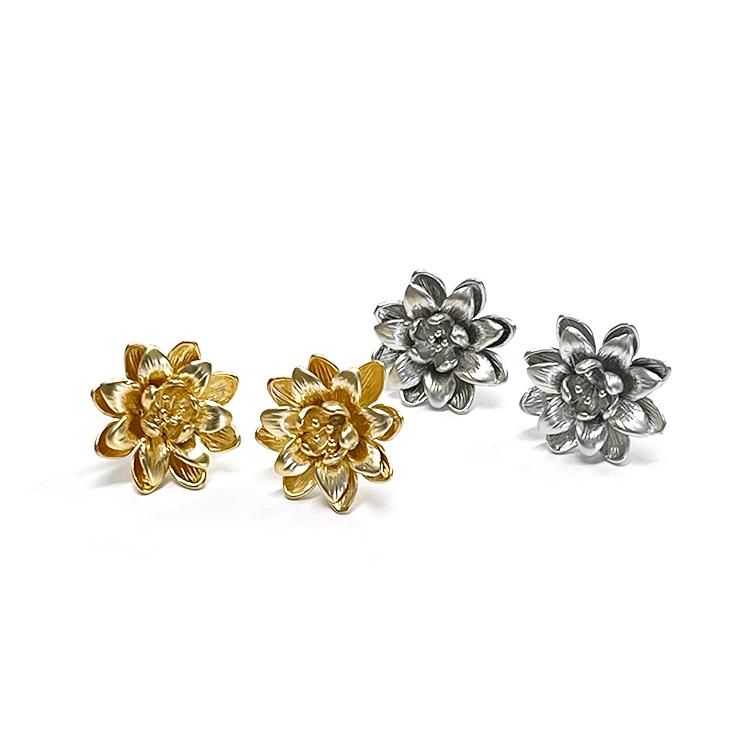 ヴィンテージ ピアス 指輪 セット 花モチーフ シルバー ホワイト ヴィンテージ ピアス 指輪 セット 花モチーフ シルバー ホワイト