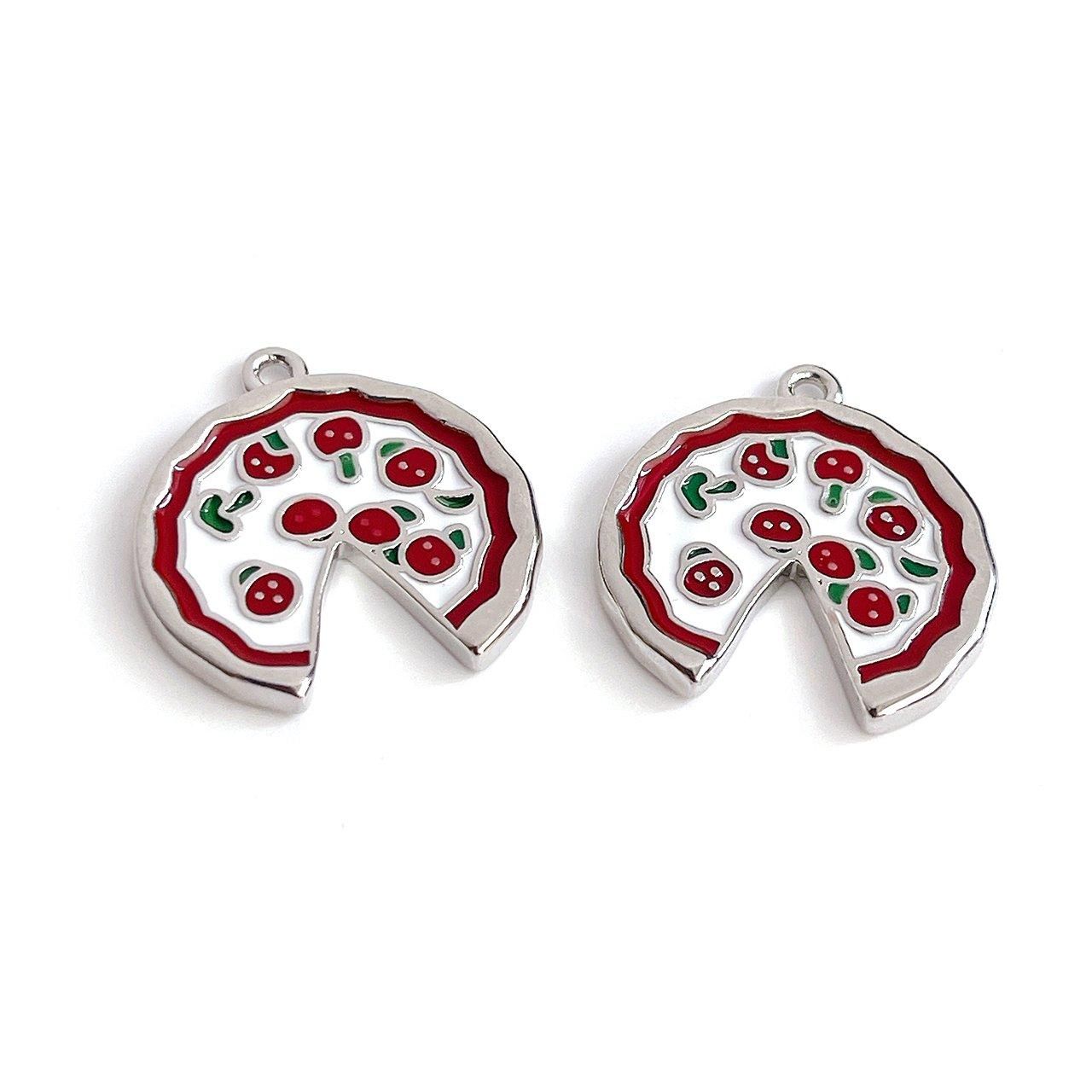 ピザポップチャーム | 大人可愛い - 低金属アレルギーのアクセサリー