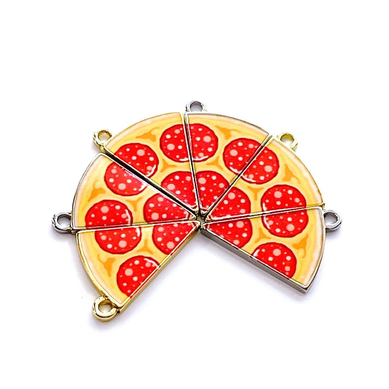 ☆ピザがかわいい☆American やんちゃチャーム☆ゴールドチャームおまけ☆