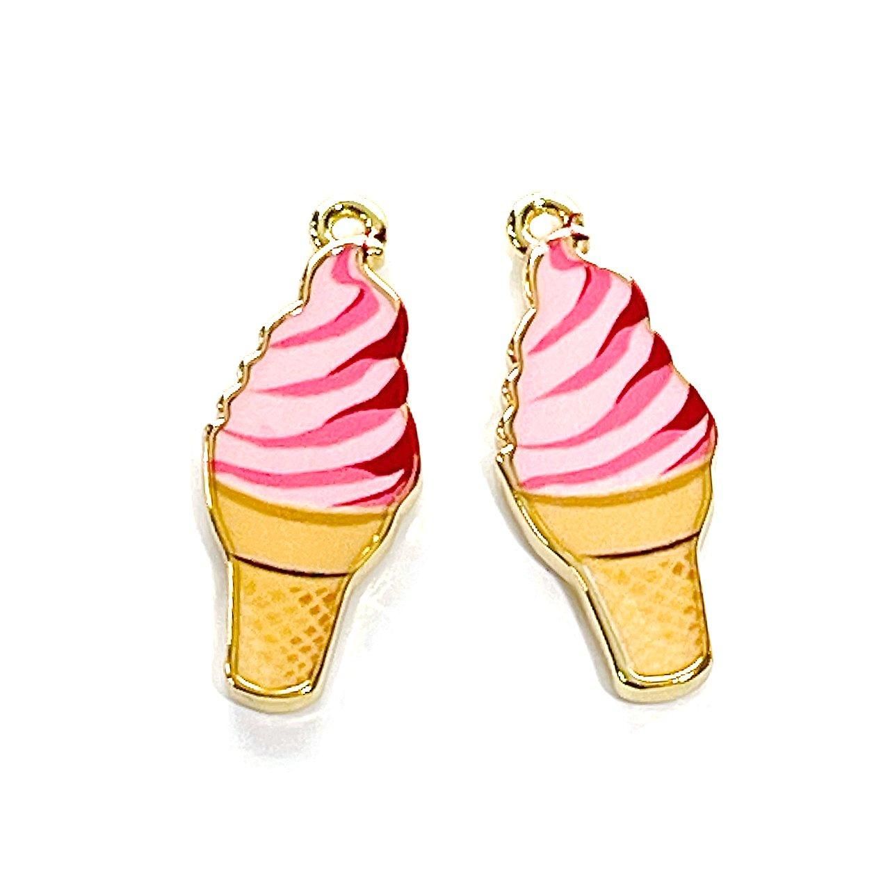 ポメころび様 アイスクリームチャーム アイスクリームコーン