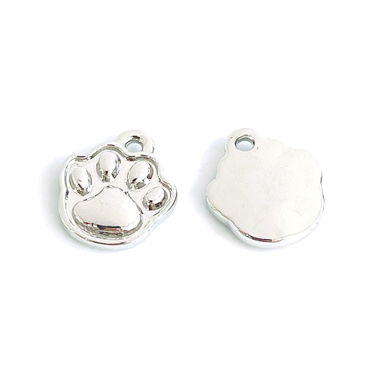 猫の肉球チャーム | 真鍮製 - 日本製低金属アレルギー素材専門店DIYBEJEWEL