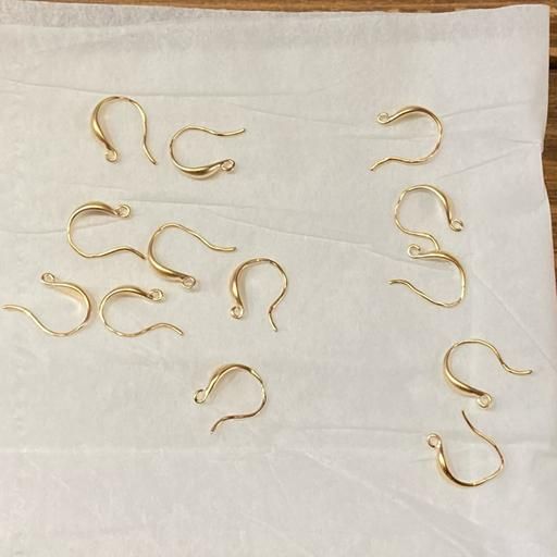 ハル様ピアス金具飾り玉無しフック アクセサリー