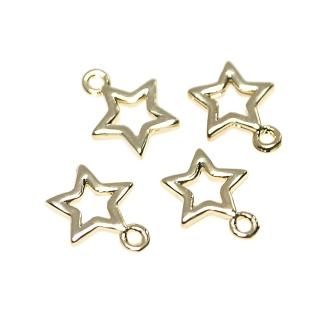 星Starモチーフチャーム | 低金属アレルギーのアクセサリー素材
