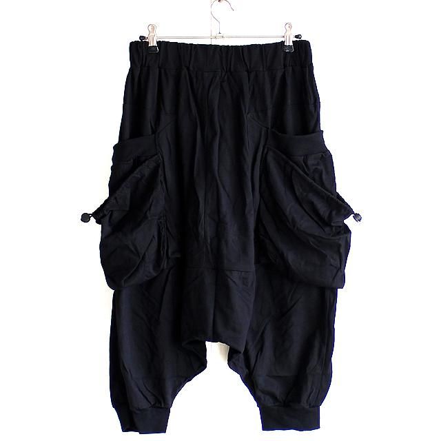 エンフォルド　サルエルパンツ 黒 ENFOLD - EGG PANTS / サルエルパンツ / ブラック / 2024SS NEW
