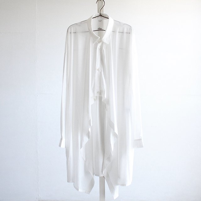 コート風ドレープワンピースシャツ | メンズスカートなどモード系ファッションの通販　albino