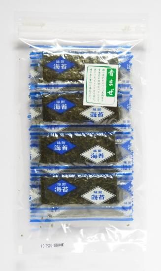 青混ぜ味付海苔 12切サイズ 24束入 - 戸田理平商店~「人と地球 青混ぜ味付海苔 12切サイズ 24束入 - 戸田理平商店~「人と地球