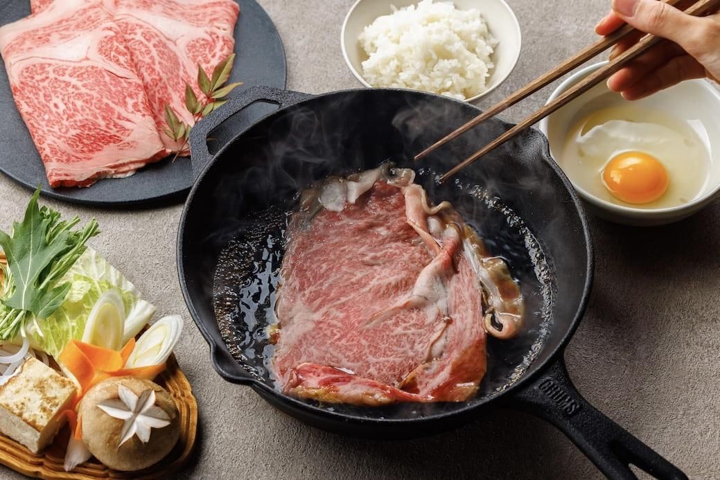 やまのおかげ屋特製鳥取和牛しゃぶしゃぶすき焼き用お正月用ロース