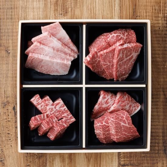 鳥取和牛希少部位4種焼肉セット 400g 化粧箱 | 鮮やかな美味しさを贈ります -  和牛専門店やまのおかげ屋【公式通販】鳥取和牛・但馬牛・神戸牛のお中元ギフト