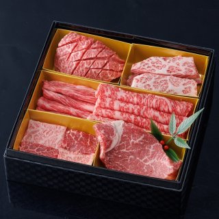 あかまる牛肉店特製神戸ビーフ＆鳥取和牛食べ比べ肉おせち【予約販売年末着】二段重＋和牛ローストビーフ200g付【肉おせち2022】