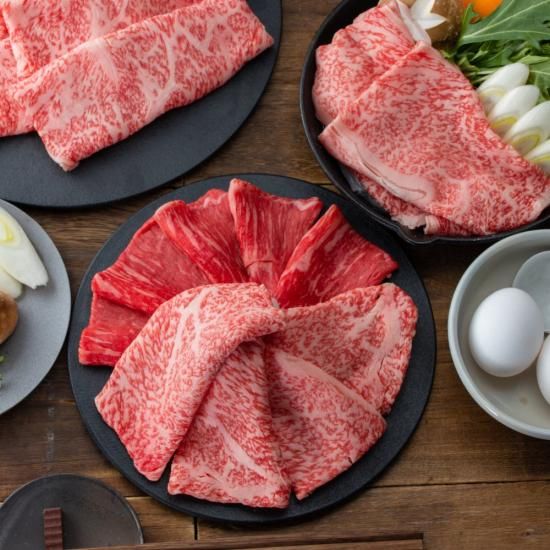 鳥取和牛リブロース＆赤身すき焼きセット | 高級和牛肉セット