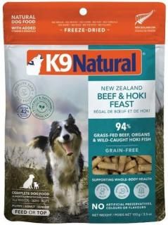 K9 Natural フリーズドライ ビーフ＆ホキ・フィースト 100g （400g分）[9421904518728]