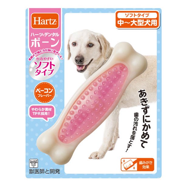 Hartz デンタルトイボーンソフト 中～大型犬用 [4562149056639