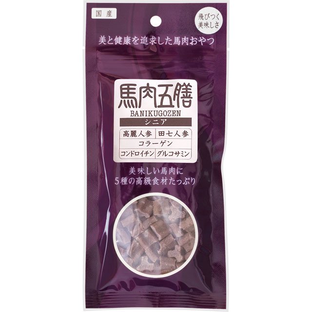 馬肉五膳 シニア 50g [4990275000583] - ジョーカーオンラインショップ